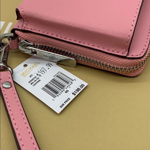 MICHAEL KORS MD ZA PHONE HOLDER WALLET Carnation - Picture 10 of 16